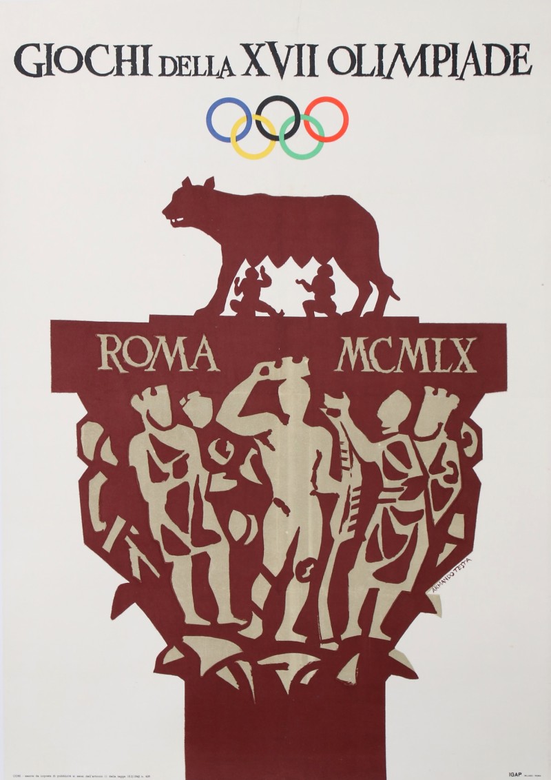 En vente :  GIOCHI DELLA XVII OLIMPIADE ROMA 1960-XVIIe JEUX OLYMPIQUE ROME