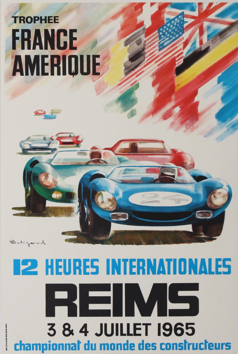 En vente :  12 HEURES INTERNATIONALES DE REIMS 1965