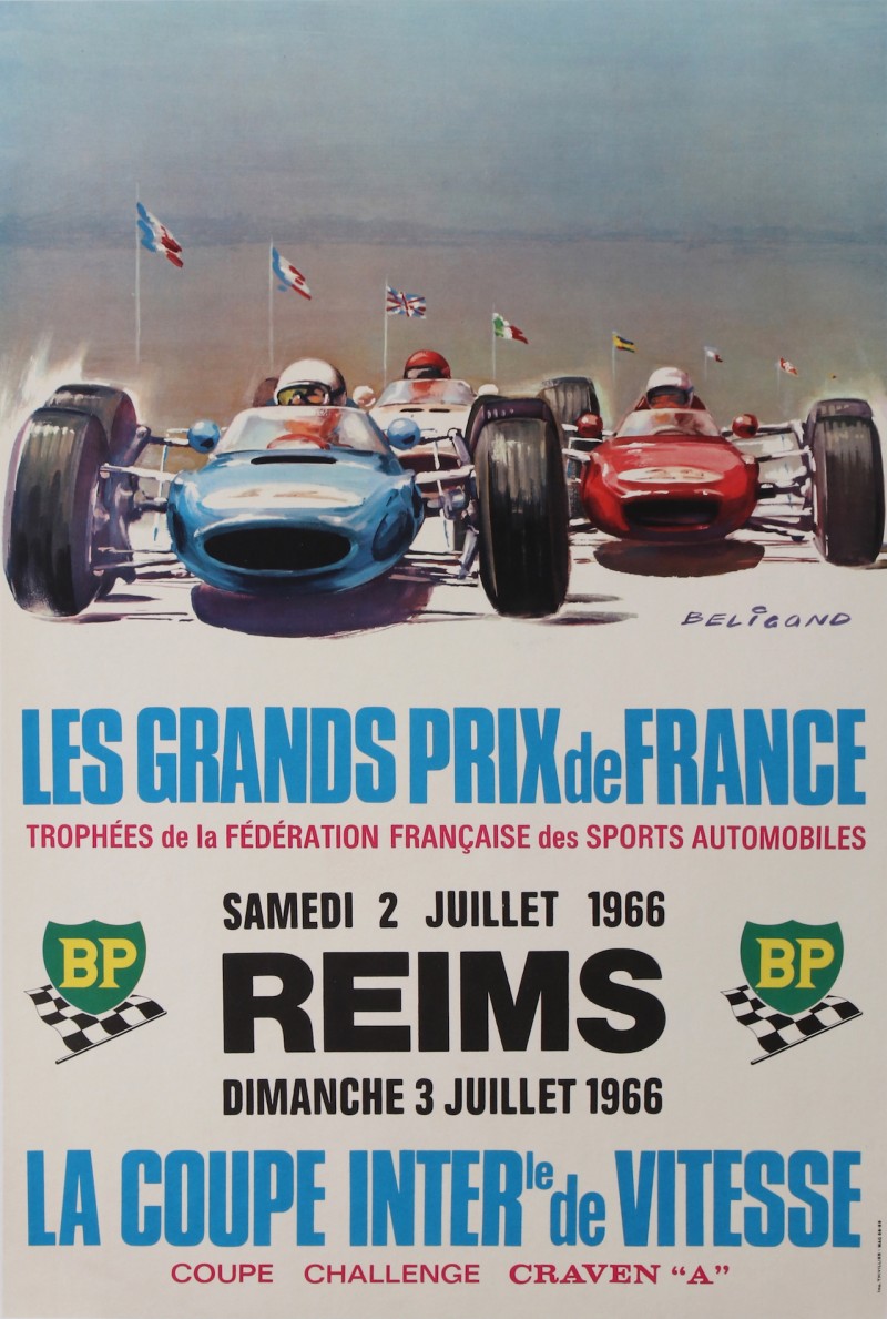 En vente :  GRAND PRIX DE FRANCE REIMS 1966