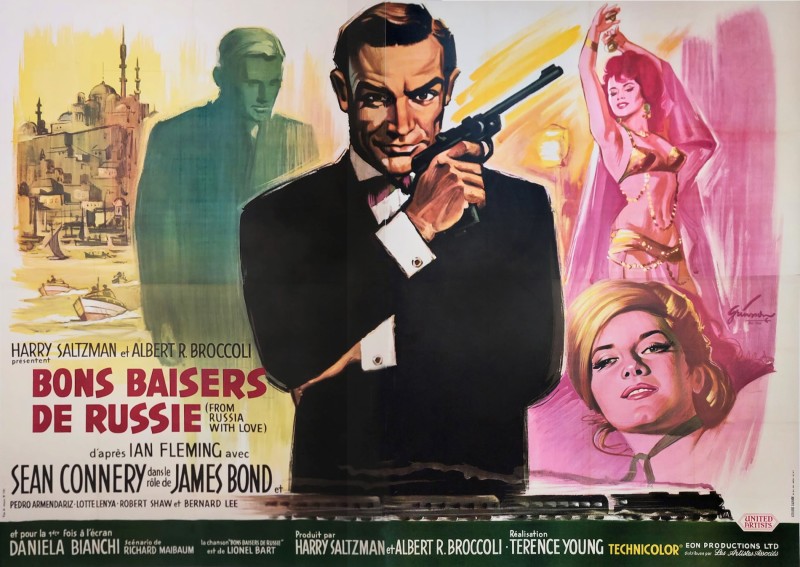 En vente :  JAMES BOND 007 BONS BAISERS DE RUSSIE - SEAN CONNERY - IAN FLEMING