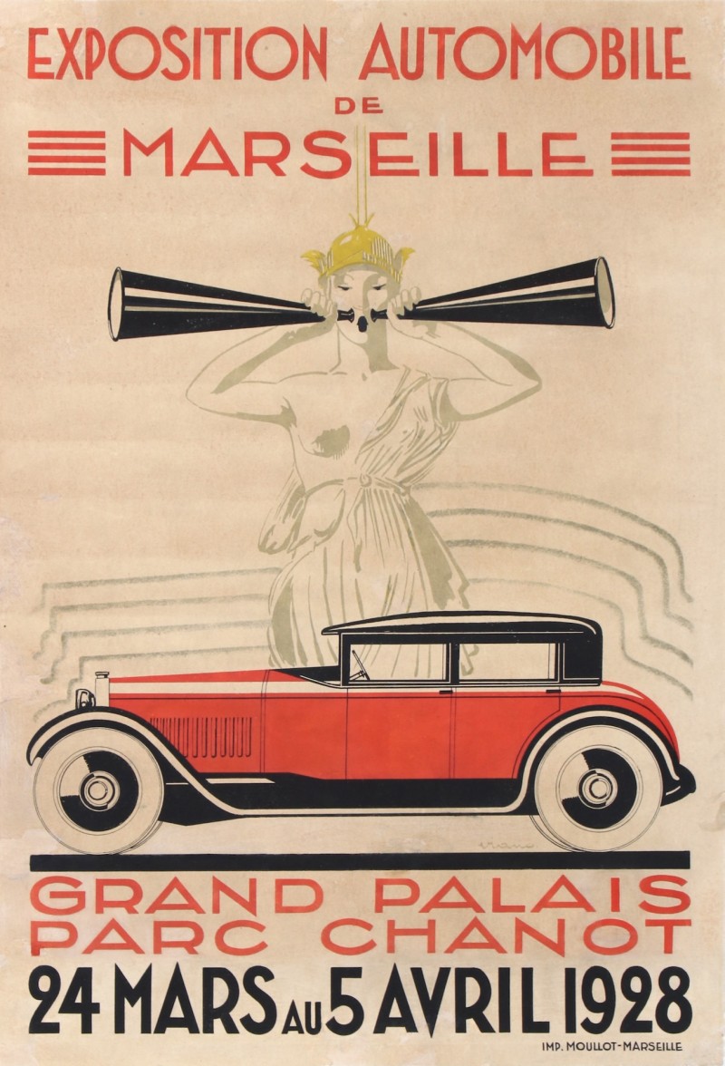 En vente :  EXPOSITION AUTOMOBILE MARSEILLE 1928