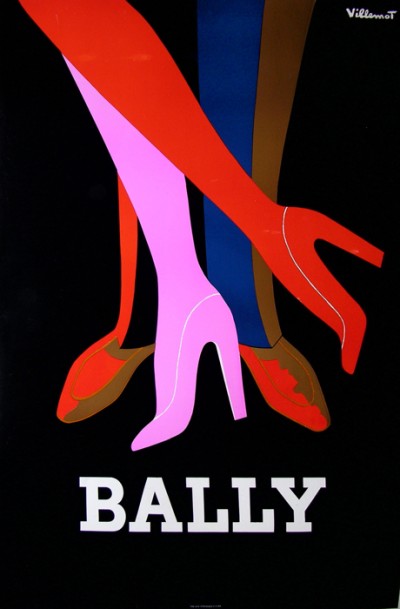 En vente :  AFFICHE ANCIENNE CHAUSSURES BALLY